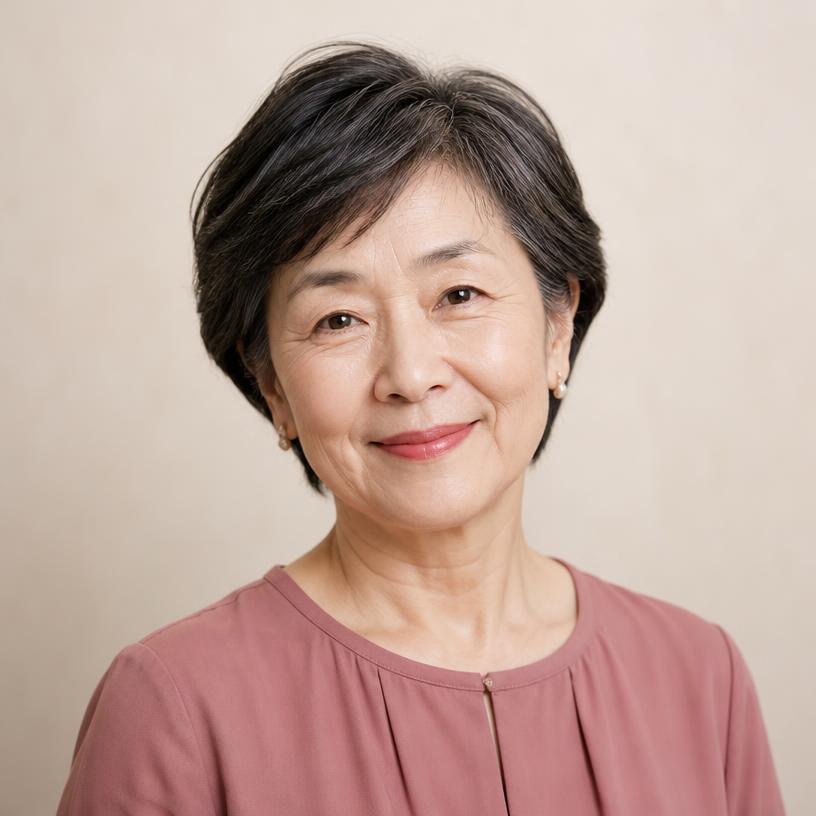 Portrait of Maria Chen, a fictional sample patient